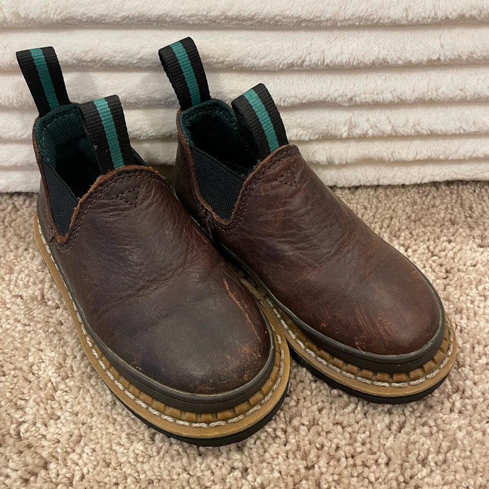 Georgia Boot Kids Brown Leather Boots